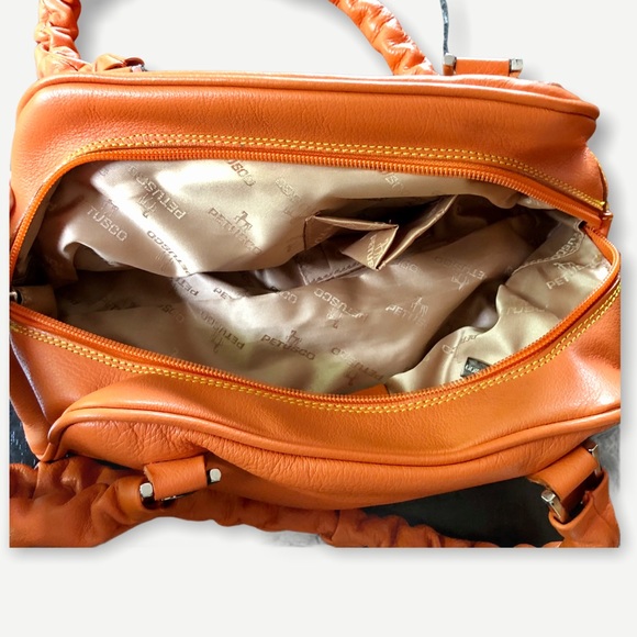 PETUSCO Genuine Leather Handbag Made in Spain - Picture 4 of 11